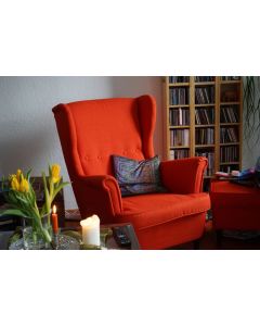Linen Lounge Armchair